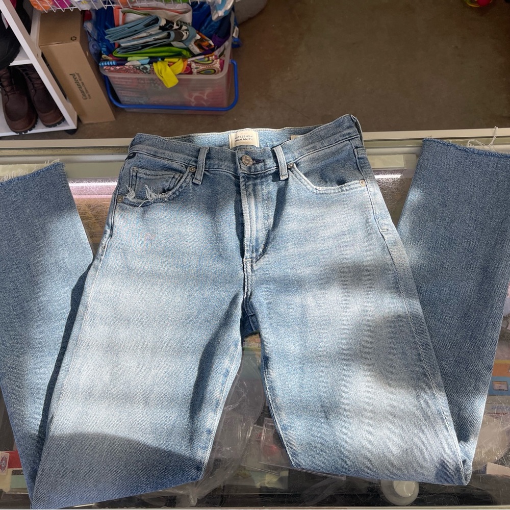 Citizens of humanity skyla mid rise slim jeans size 24